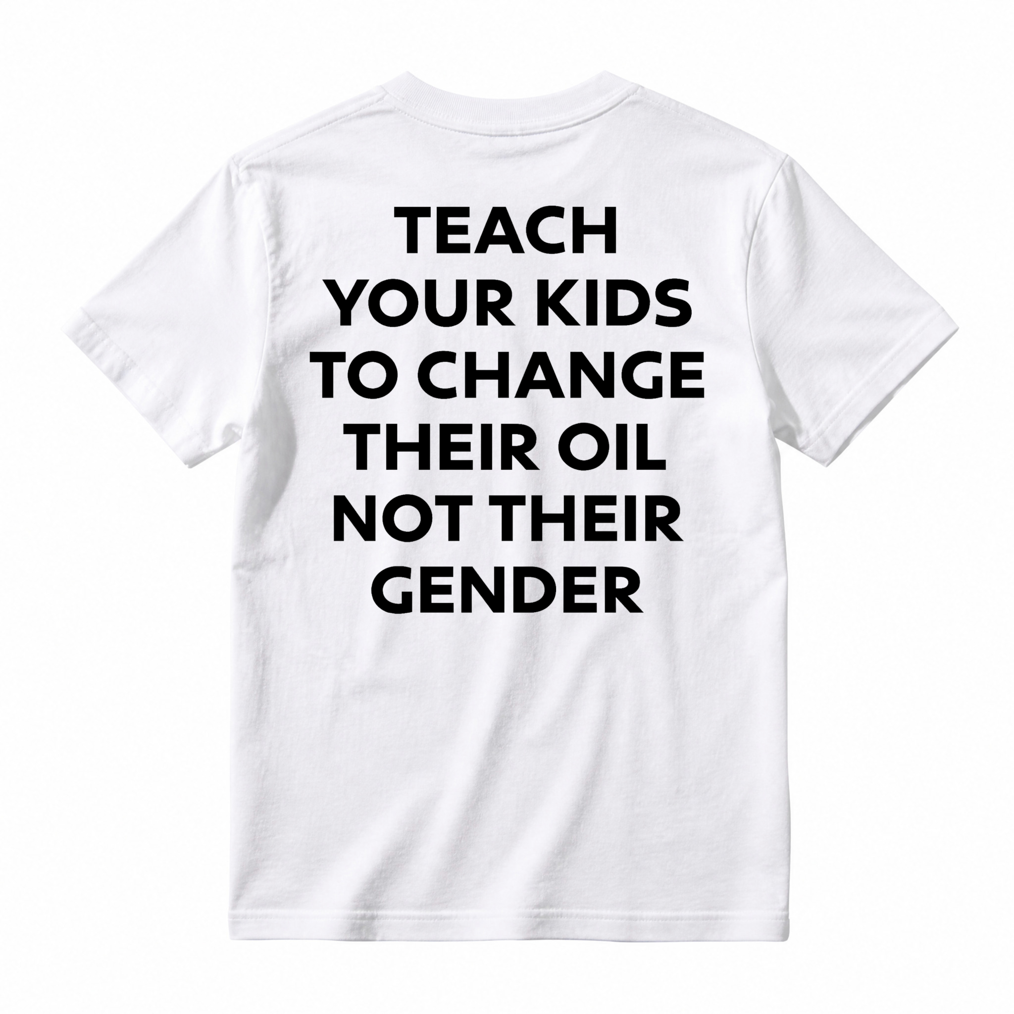 Funny Car Lover Teach Kids Change Oil Mechanic Tee