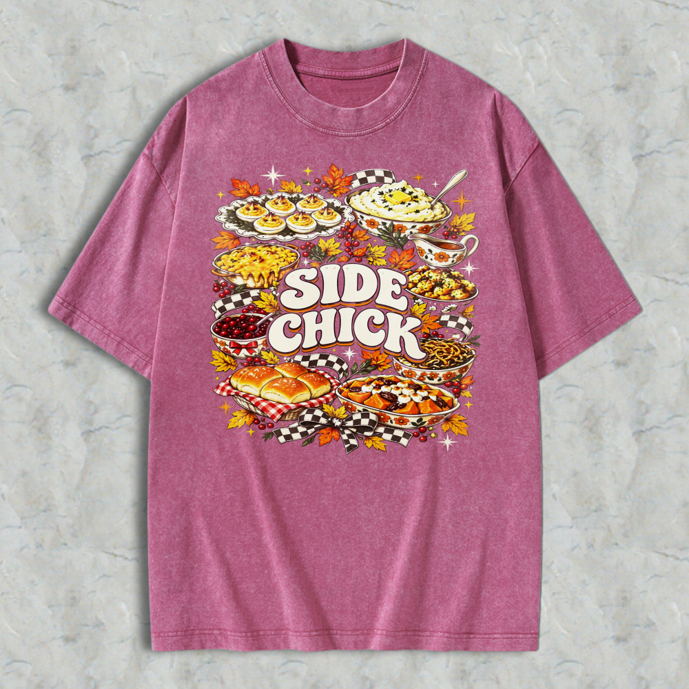 Retro Fall Harvest Thanksgiving Food Casual Tee