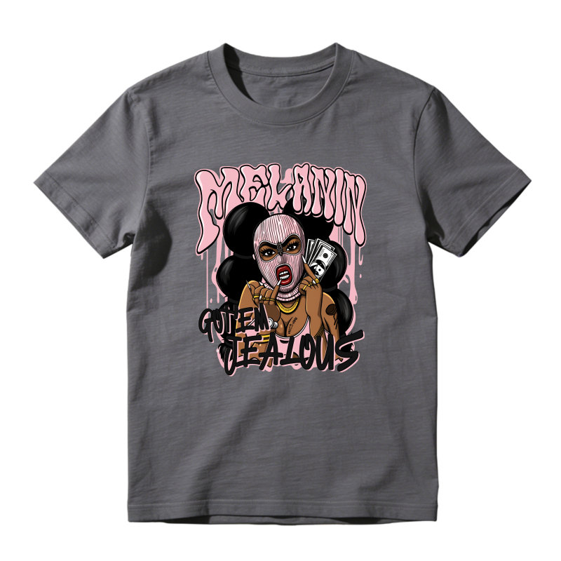 Pink Queen Cartoon Character Design Sneaker T Shirt Matching  Air Jordan 5 Retro OG AJ5 Medium Soft Pink