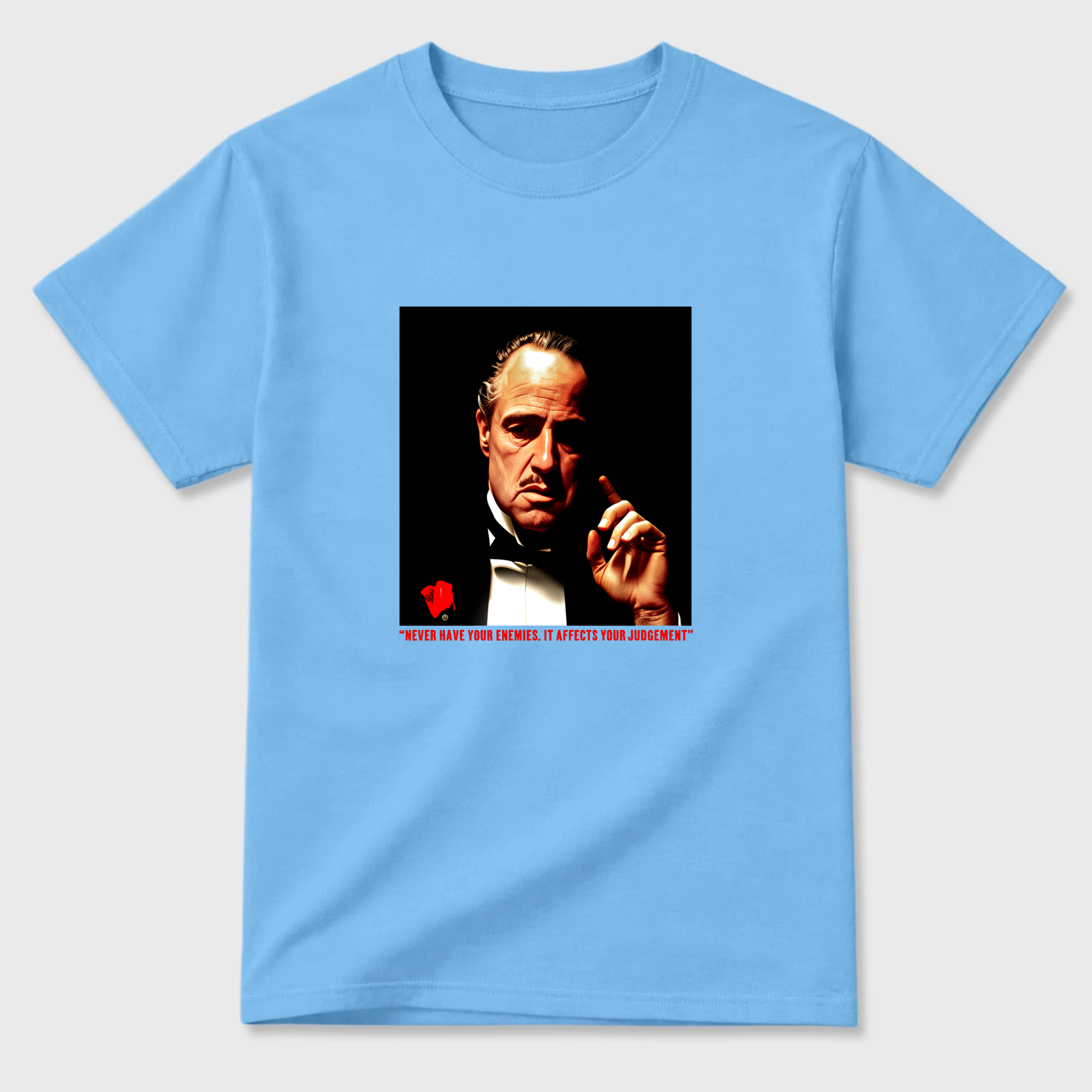 Vito Corleone Portrait With Rose Sneaker T Shirt Matching Jordan 13 OG Chicago Red/White