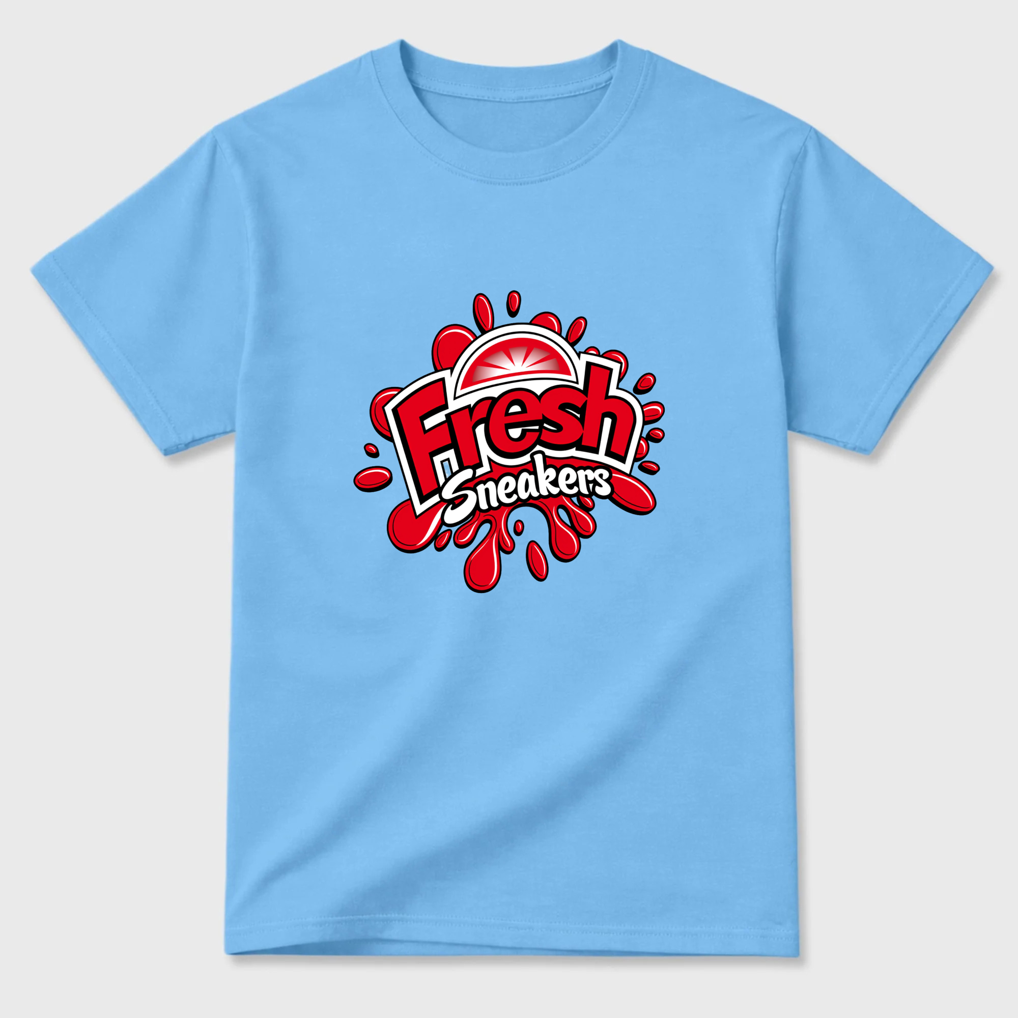 Fresh Sneakers Logo Design Print Sneaker T Shirt Matching Jordan 13 OG Chicago Red/White