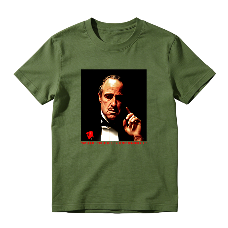Vito Corleone Portrait With Rose Sneaker T Shirt Matching Jordan 13 OG Chicago Red/White
