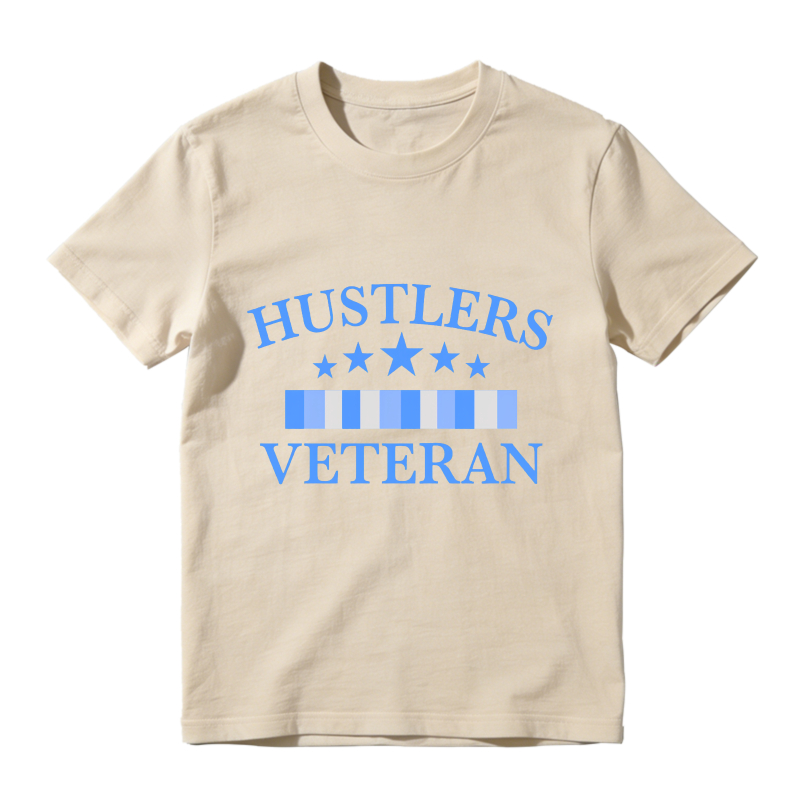 Hustlers Veteran With Stars And Stripes Design Shirt To Match Jordan 14 Black And University Blue Sneaker Match Shirt
