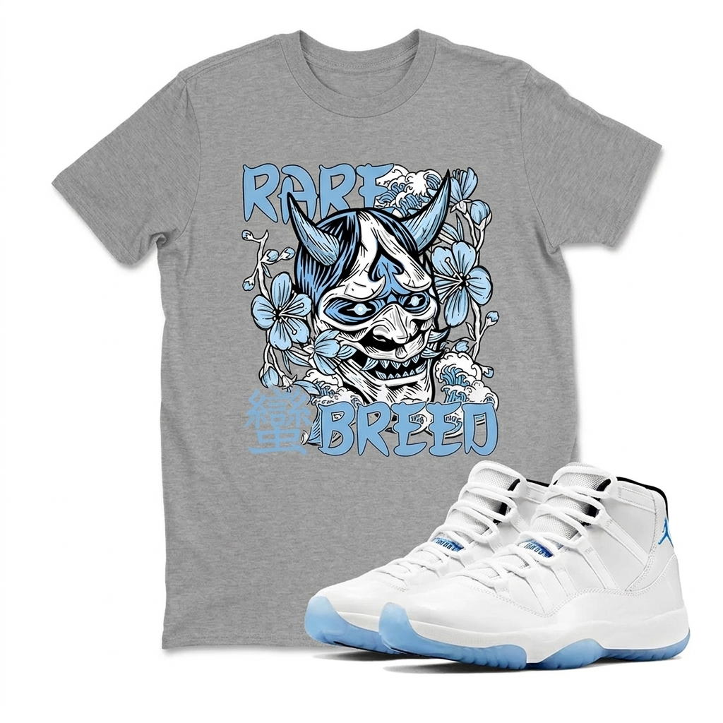Rare Breed Sneaker T Shirt Matching Air Jordan 11 Retro Legend Blue，Match T-Shirts, Best Gift, Sneaker Graphic Tee