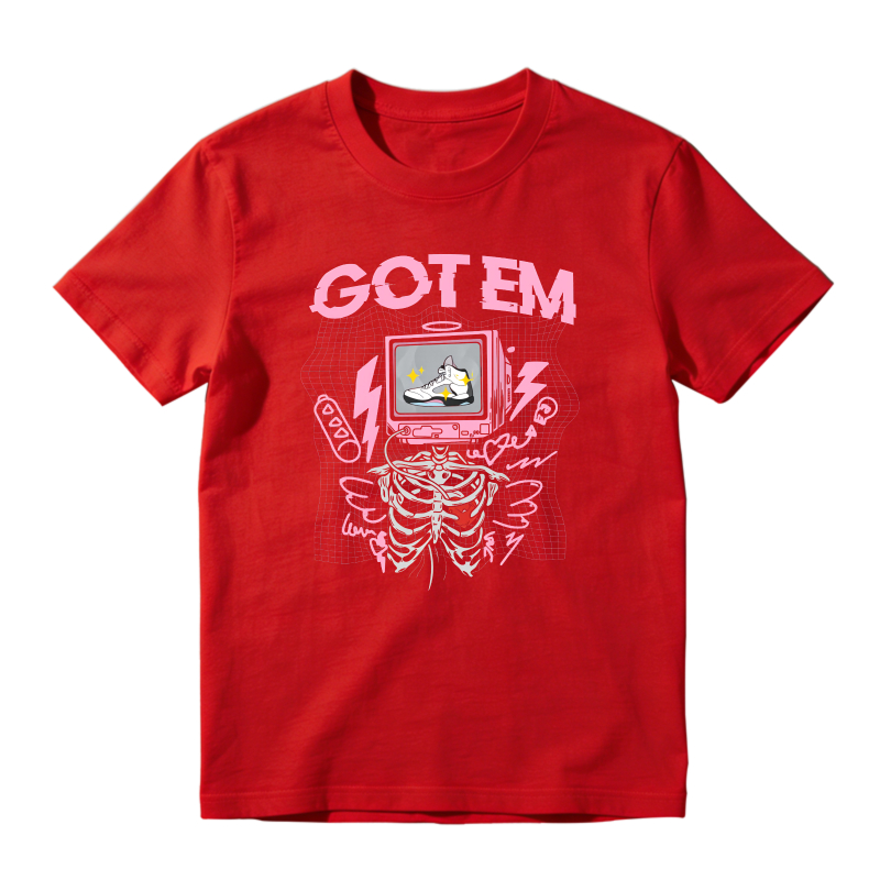 Got Em Sneaker Art Design Sneaker T Shirt Matching  Air Jordan 5 Retro OG AJ5 Medium Soft Pink