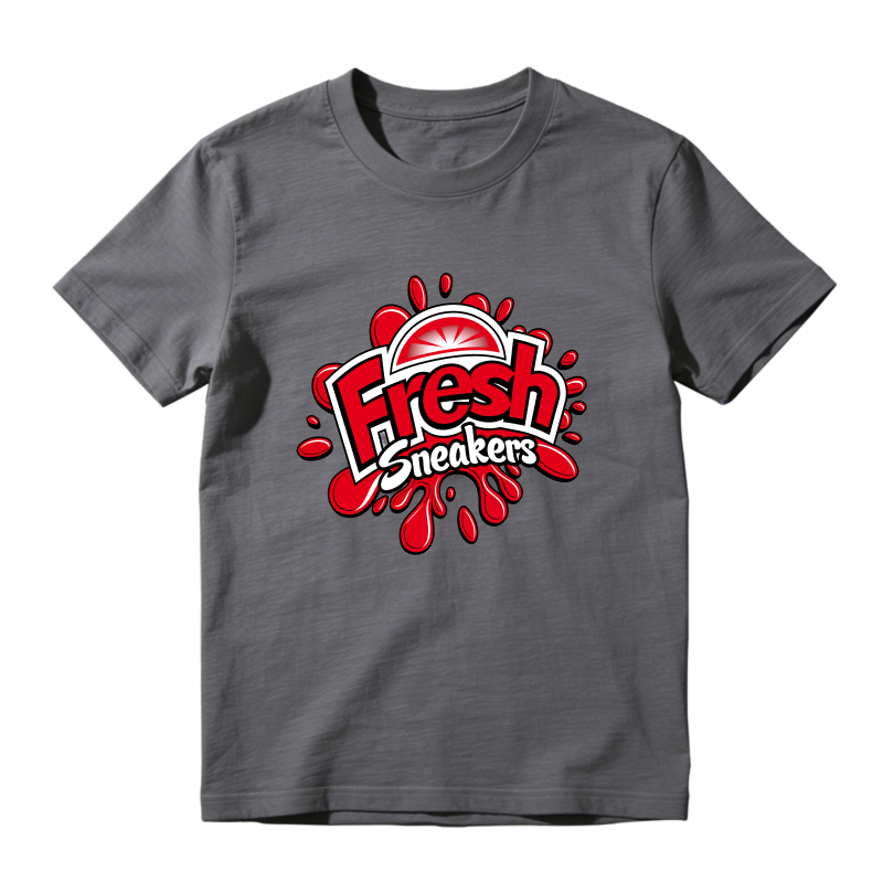 Fresh Sneakers Logo Design Print Sneaker T Shirt Matching Jordan 13 OG Chicago Red/White
