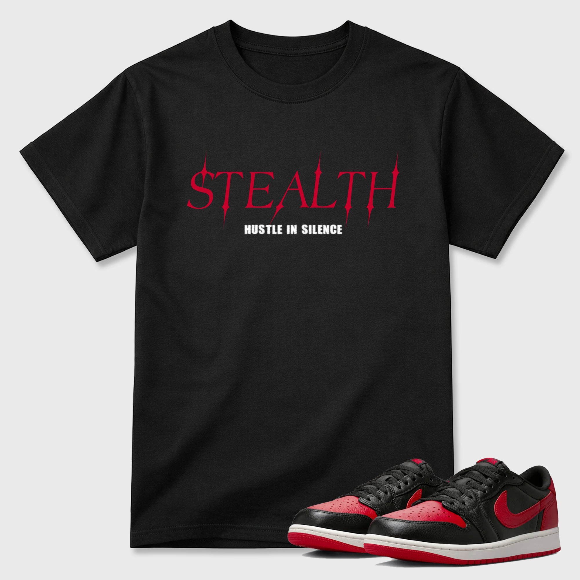 Stealth  Sneaker Tees - Air Jordan 1 Banned