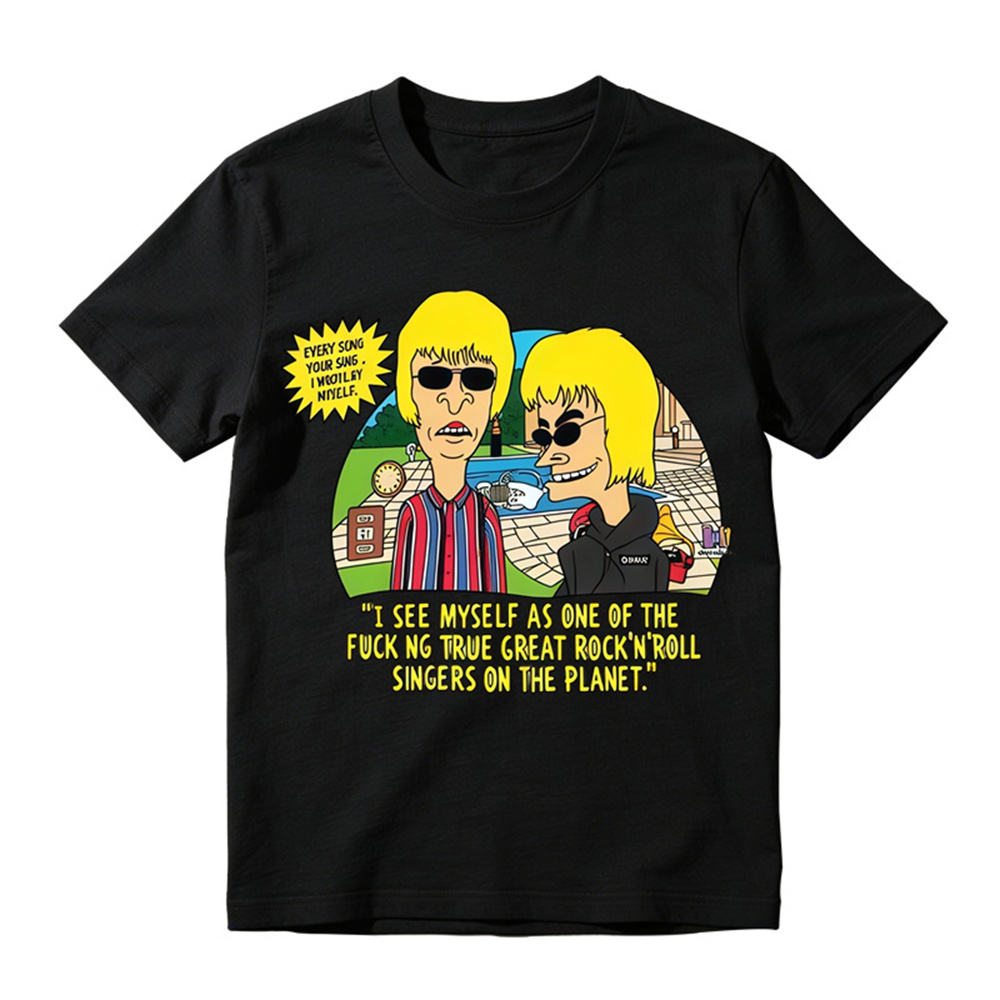 Rock N Roll Singer Quote Retro Music Graphic T-Shirt