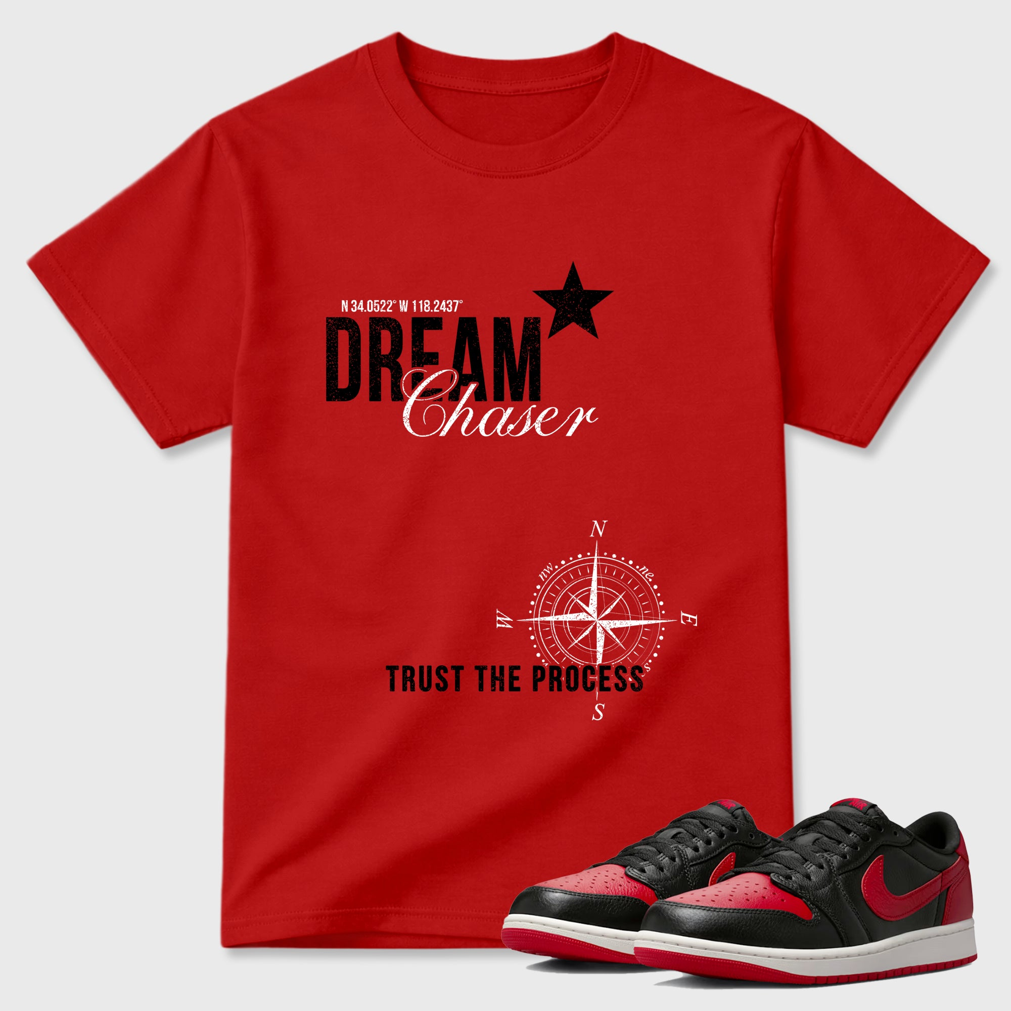 Dream Chaser  Sneaker Tees - Air Jordan 1 Banned