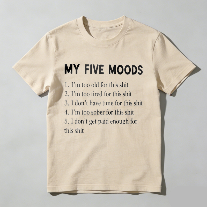 Dorawear™My Five Moods Geek T-Shirt