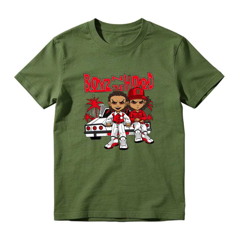 Boyz In The Hood Cartoon Characters Sneaker T Shirt Matching Jordan 13 OG Chicago Red/White