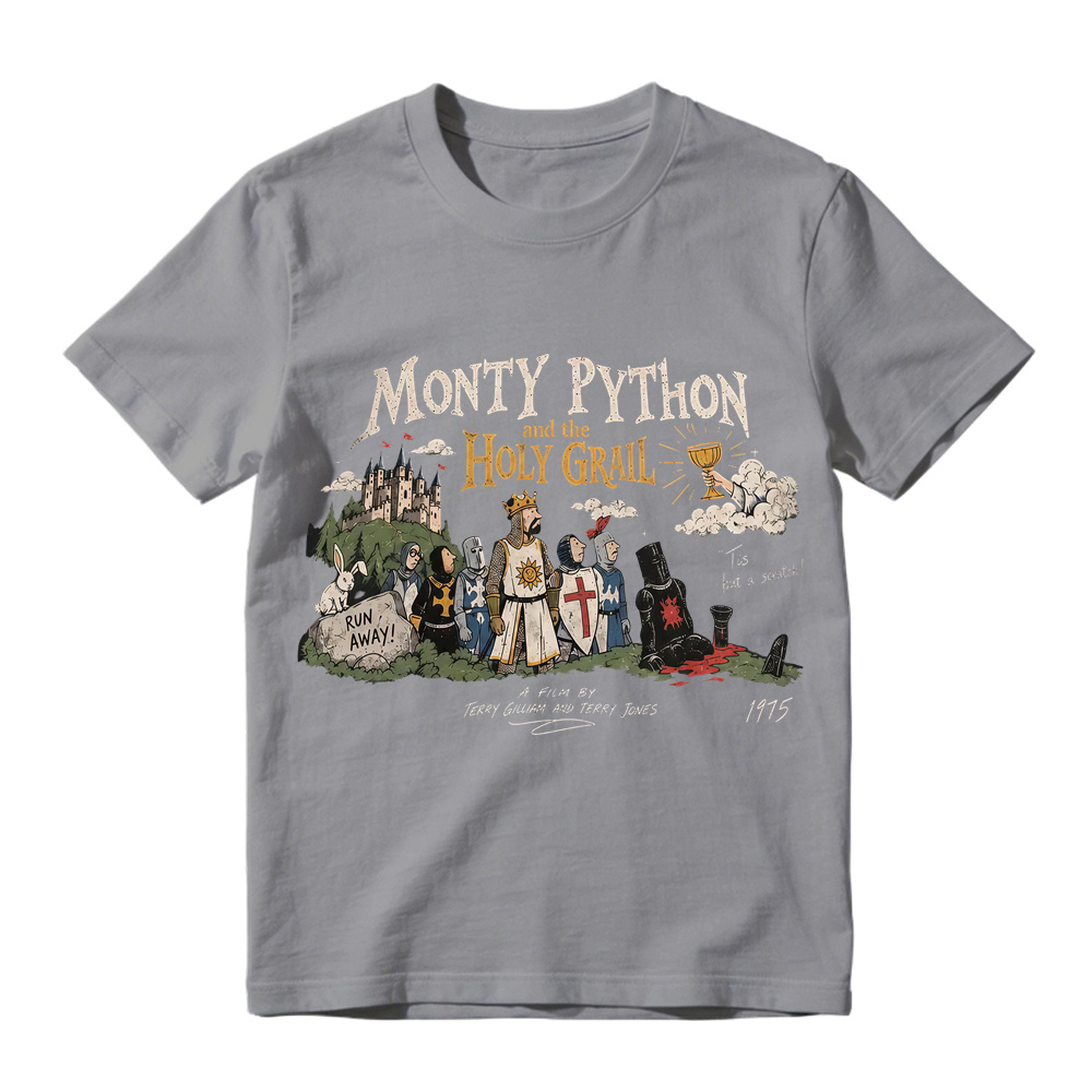 1975 British Comedy Graphic Tee,Funny Cult Cinema Apparel, Classic Movie Gift for Men and Women