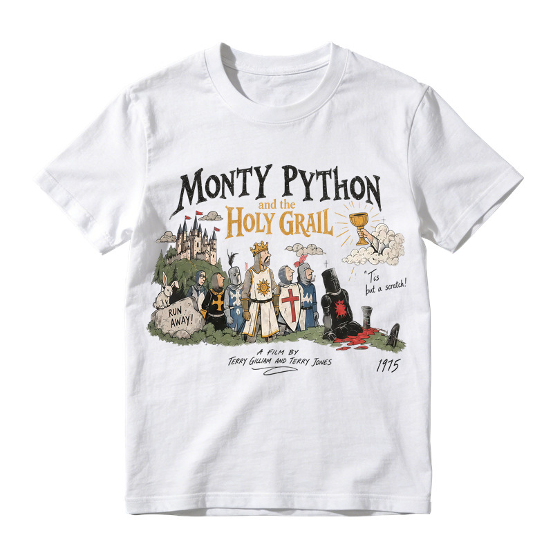1975 British Comedy Graphic Tee,Funny Cult Cinema Apparel, Classic Movie Gift for Men and Women