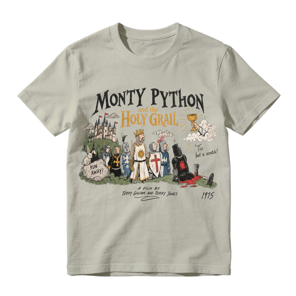 1975 British Comedy Graphic Tee,Funny Cult Cinema Apparel, Classic Movie Gift for Men and Women