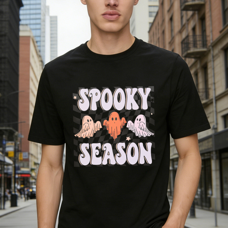 Spooky Season Ghosts Halloween Unisex Classic T-shirt