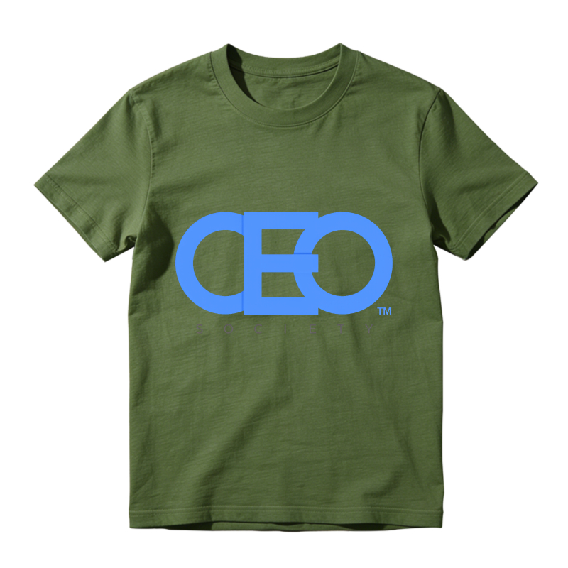 Ceo Society Logo Print Design Sneaker T Shirt Matching Jordan 14 University Blue