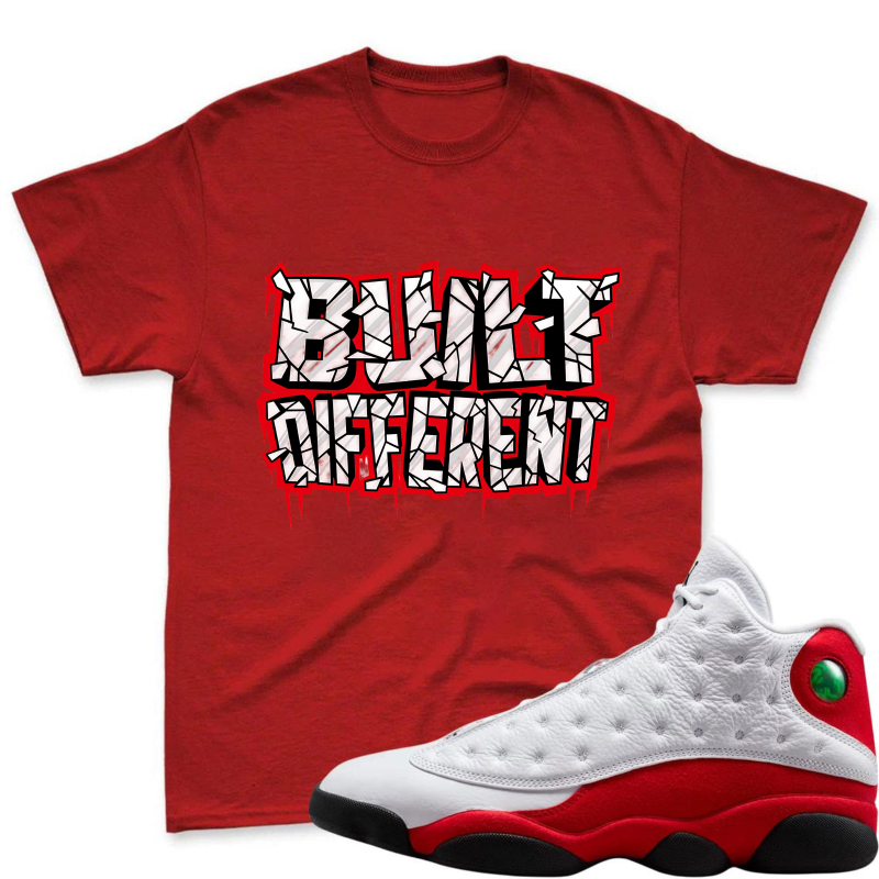 Built Different Shirt To Match Air Jordan 13 Chicago Sneaker Match Shirt