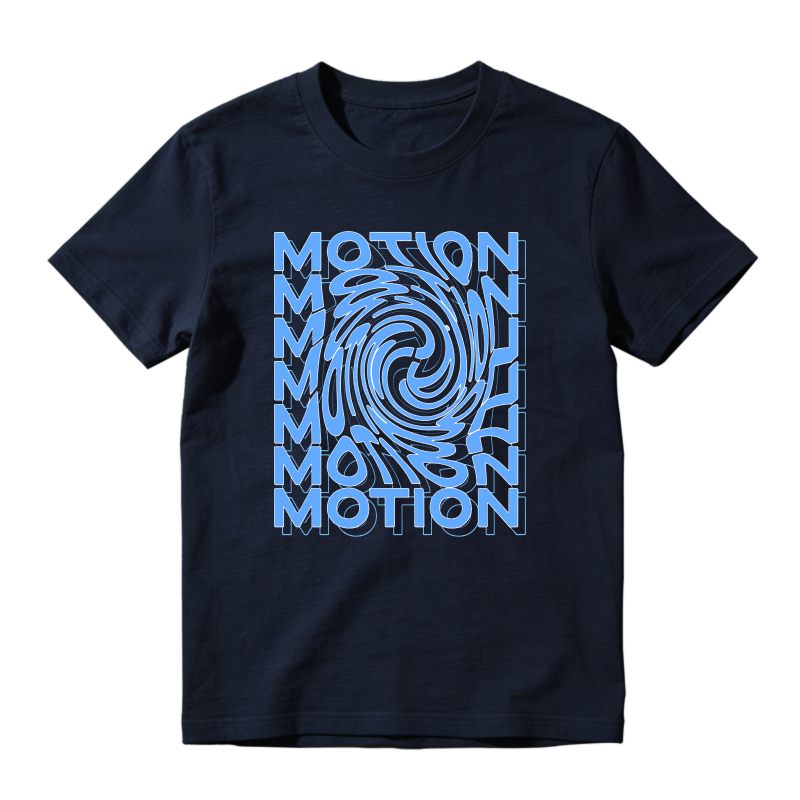 Motion Spiral Design Pattern Print Sneaker T Shirt Matching Jordan 14 University Blue