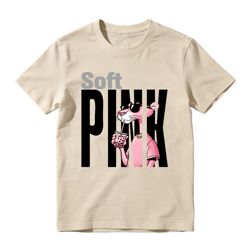 Soft Pink Panther Print Sneaker T Shirt Matching  Air Jordan 5 Retro OG AJ5 Medium Soft Pink