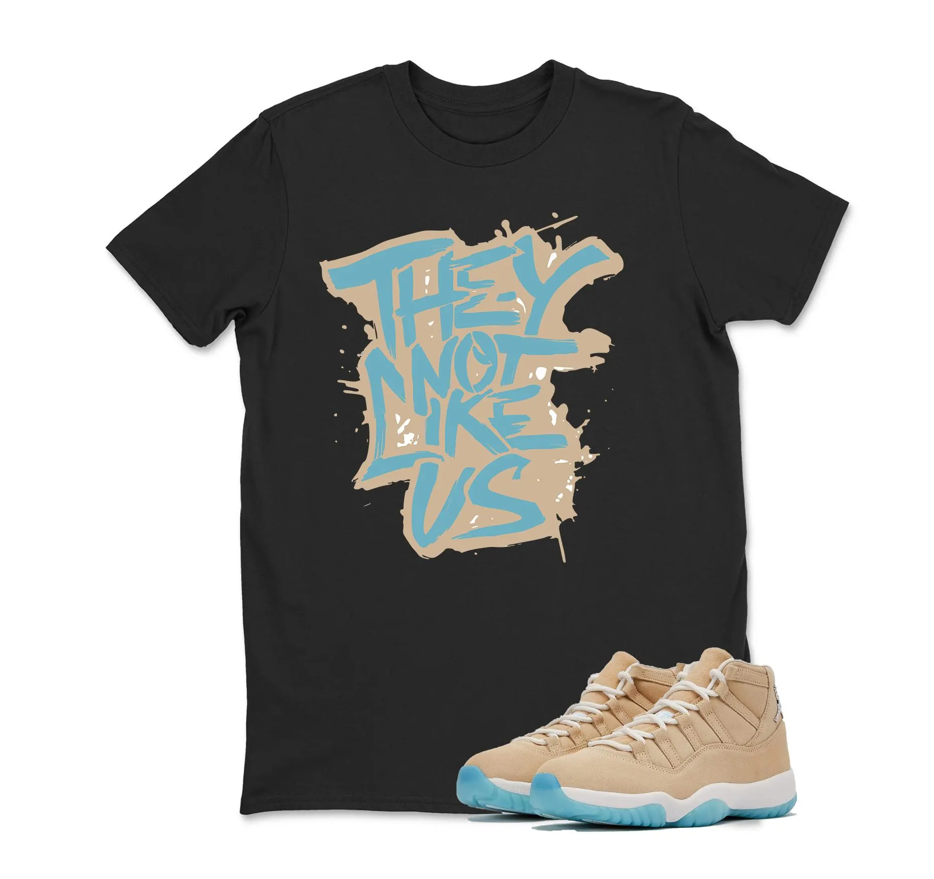 They Not Like US Sneaker T Shirt Matching Air Jordan 11 “H-Town” 