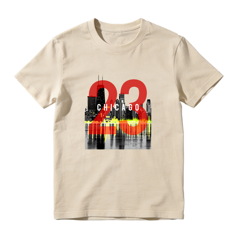 Chicago Skyline Number Twenty Three Sneaker T Shirt Matching Jordan 13 OG Chicago Red/White
