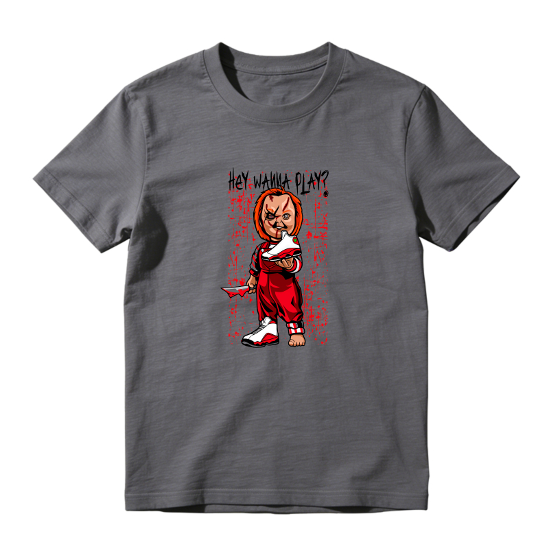 Chucky Doll With Knife And Text Sneaker T Shirt Matching Jordan 13 OG Chicago Red/White