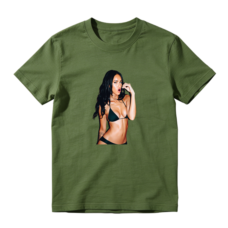 Woman In Bikini Pose Sneaker T Shirt Matching Jordan 13 OG Chicago Red/White