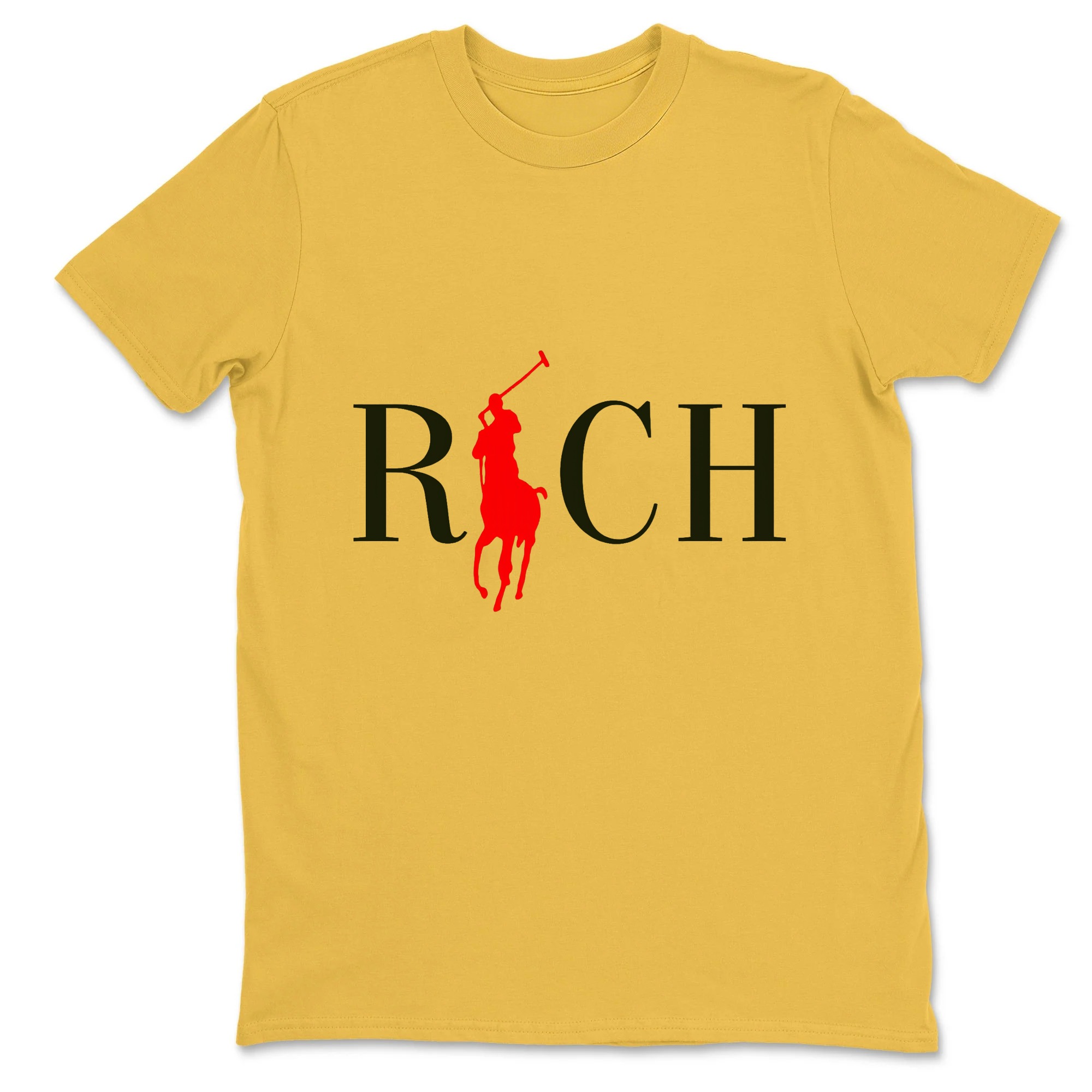 Rich With Red Pony Logo Sneaker T Shirt Matching Jordan 13 OG Chicago Red/White