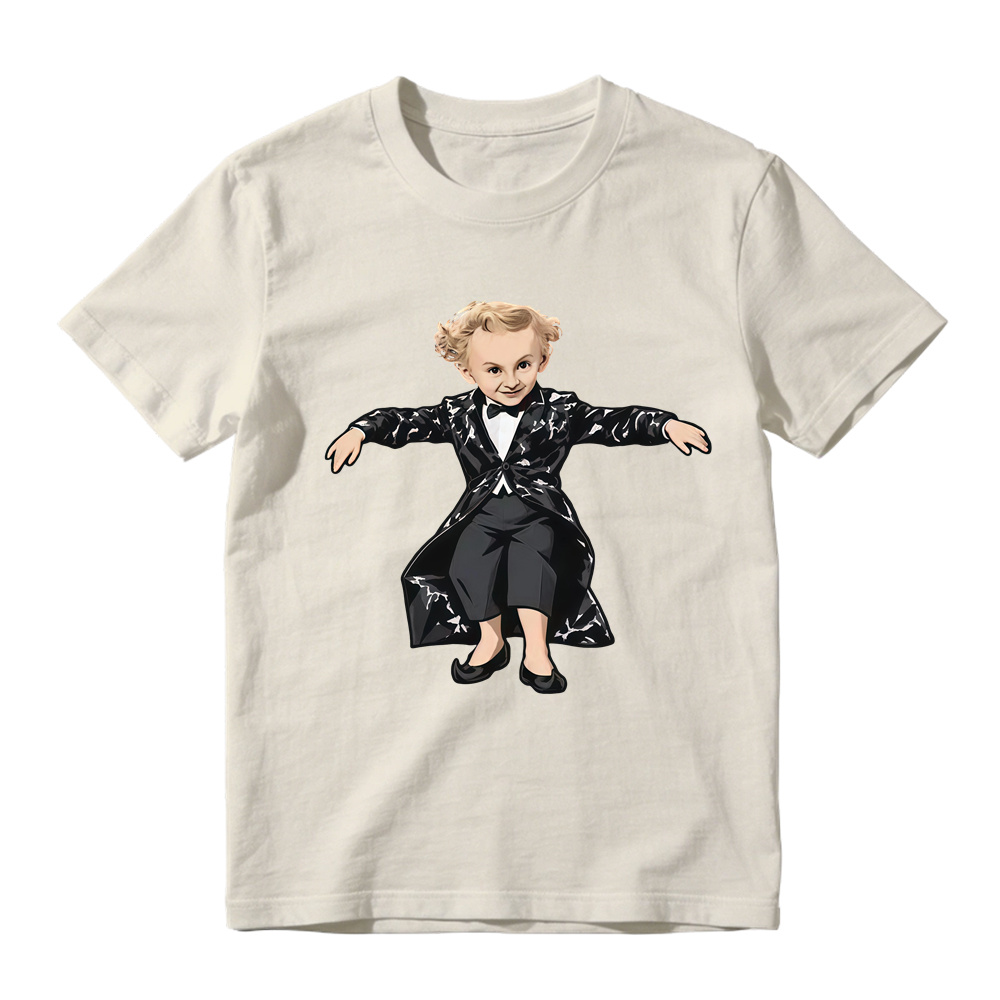 "Tip Toe" Funny Meme Graphic T-Shirt, Retro Cartoon Suit Tee