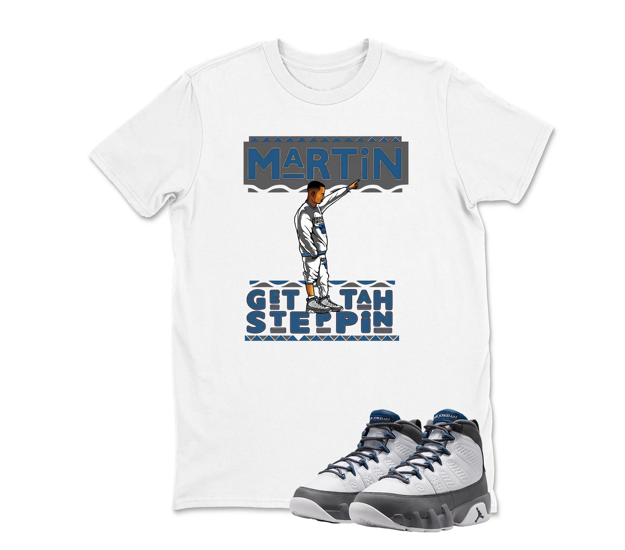 MARTiN Graphic Sneaker T Shirt Matching Air Jordan 9 FLINT GREY Sneaker 