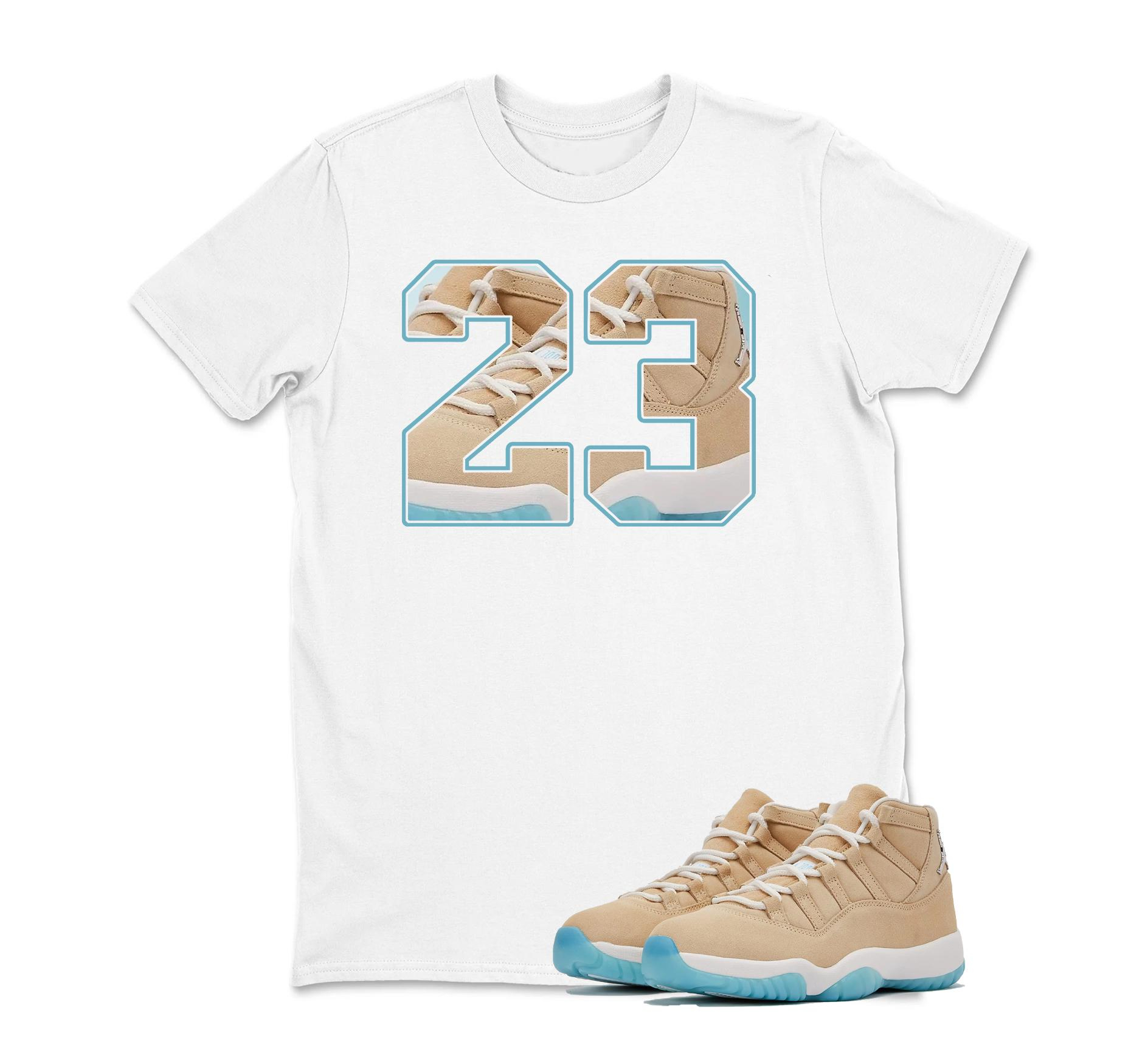Number 23 Sneaker T Shirt Matching Air Jordan 11 “H-Town” 