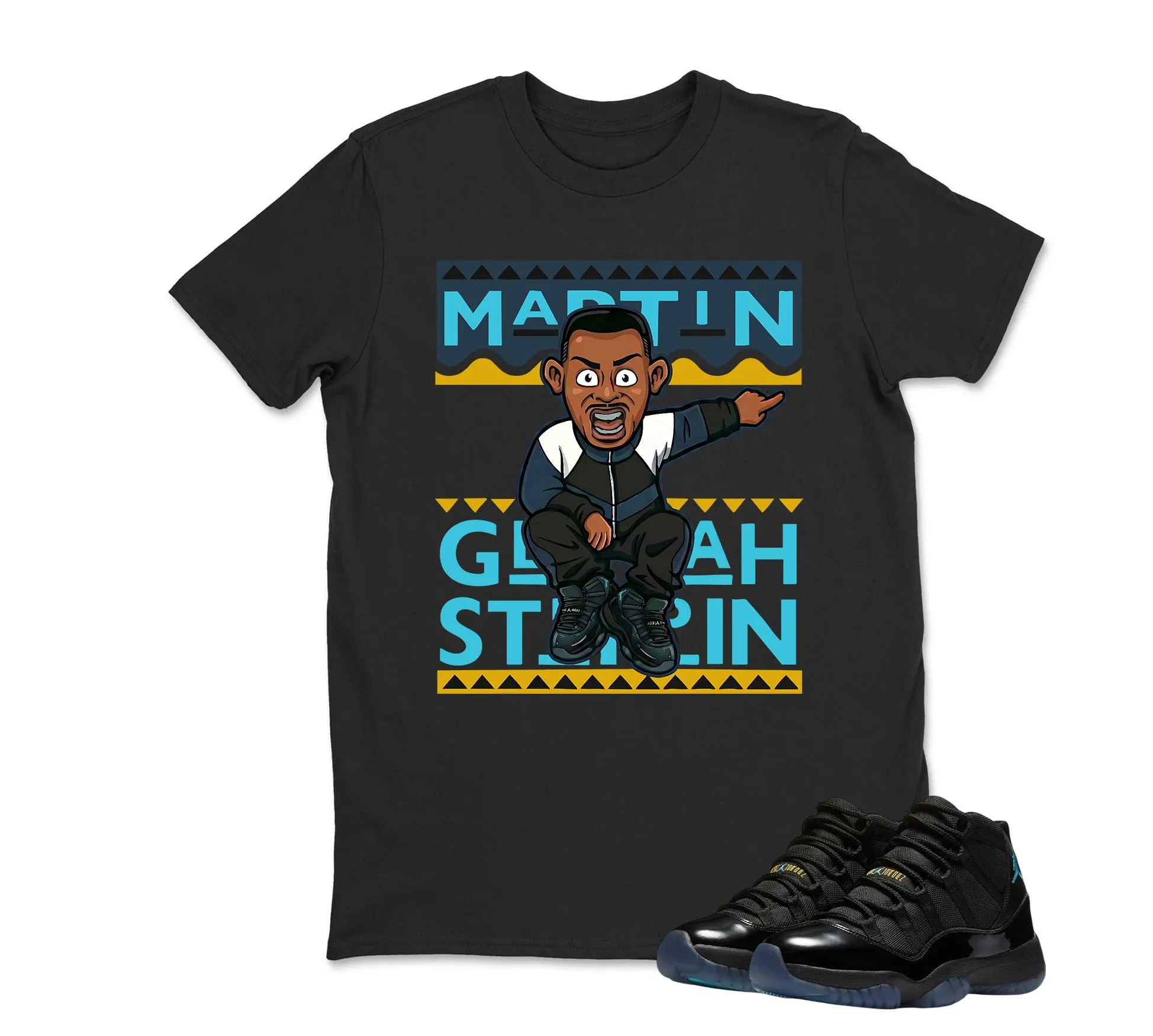 Jordan 11 Gamma Sneaker Match Martin Unisex Match Tees  
