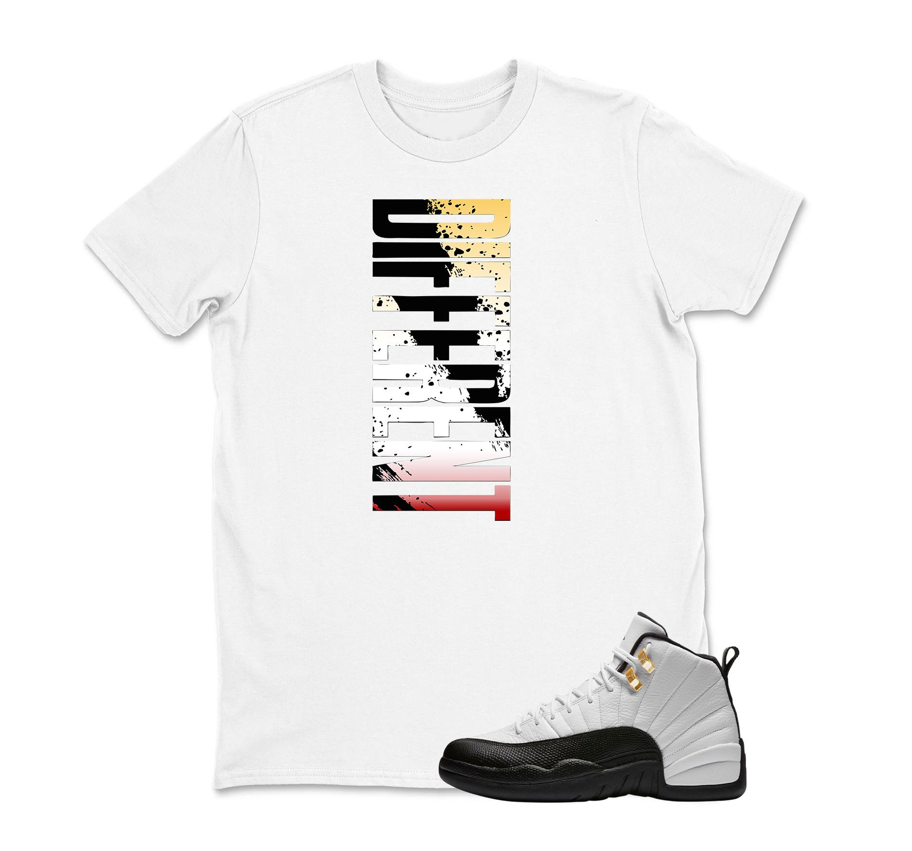 DIFFERENT Sneaker T Shirt Matching Jordan 12 Retro Taxi Sneaker