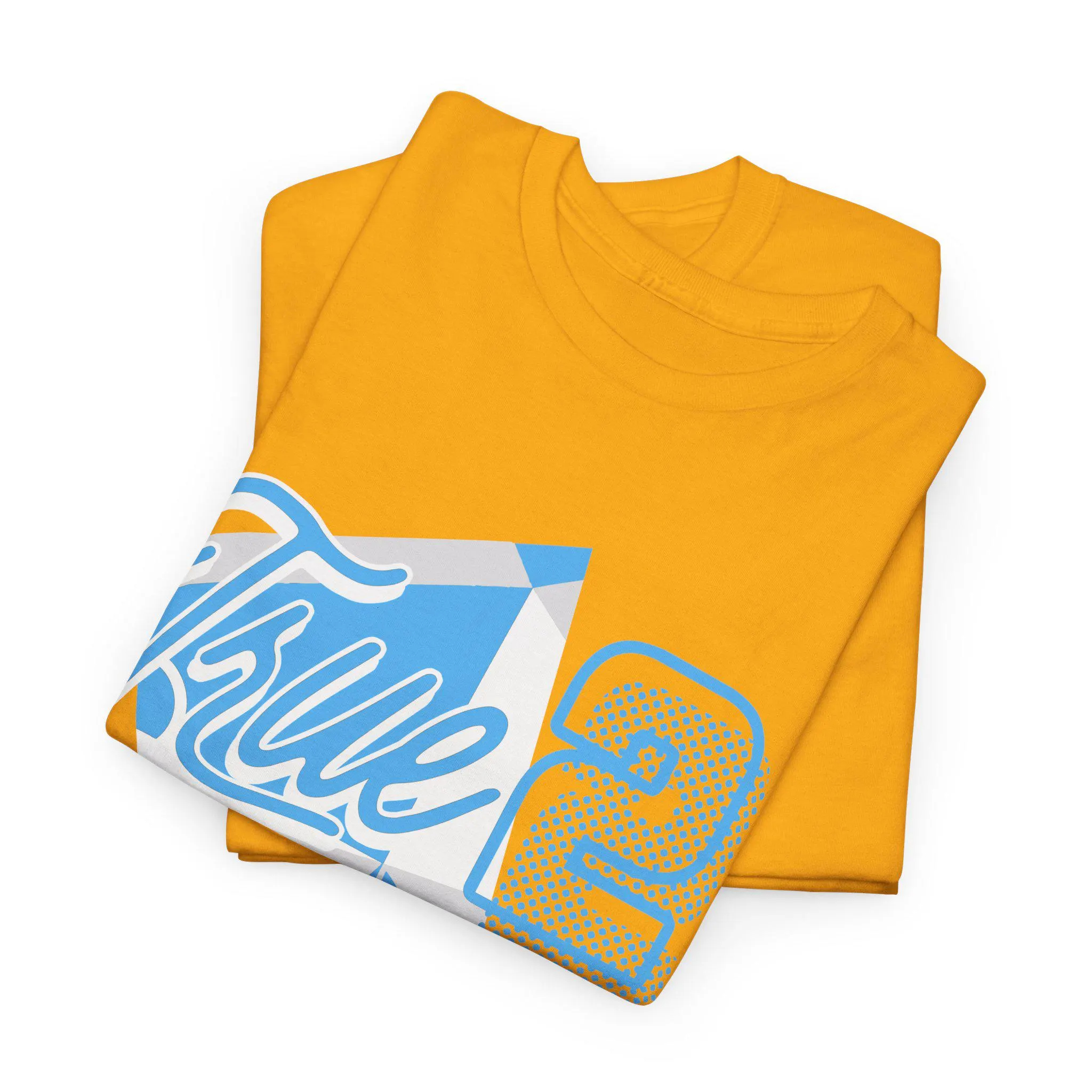 Stay True Jordan 12 Melo university Blue Sneaker Matching Tee Shirt Gold