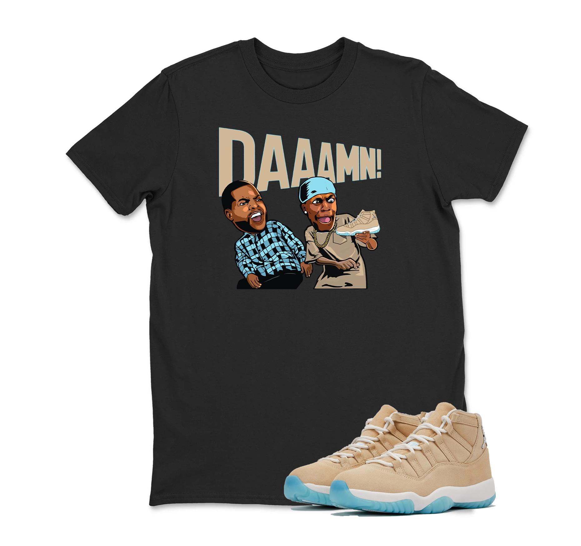 DAAAMN  T Shirt Matching Air Jordan 11 “H-Town”