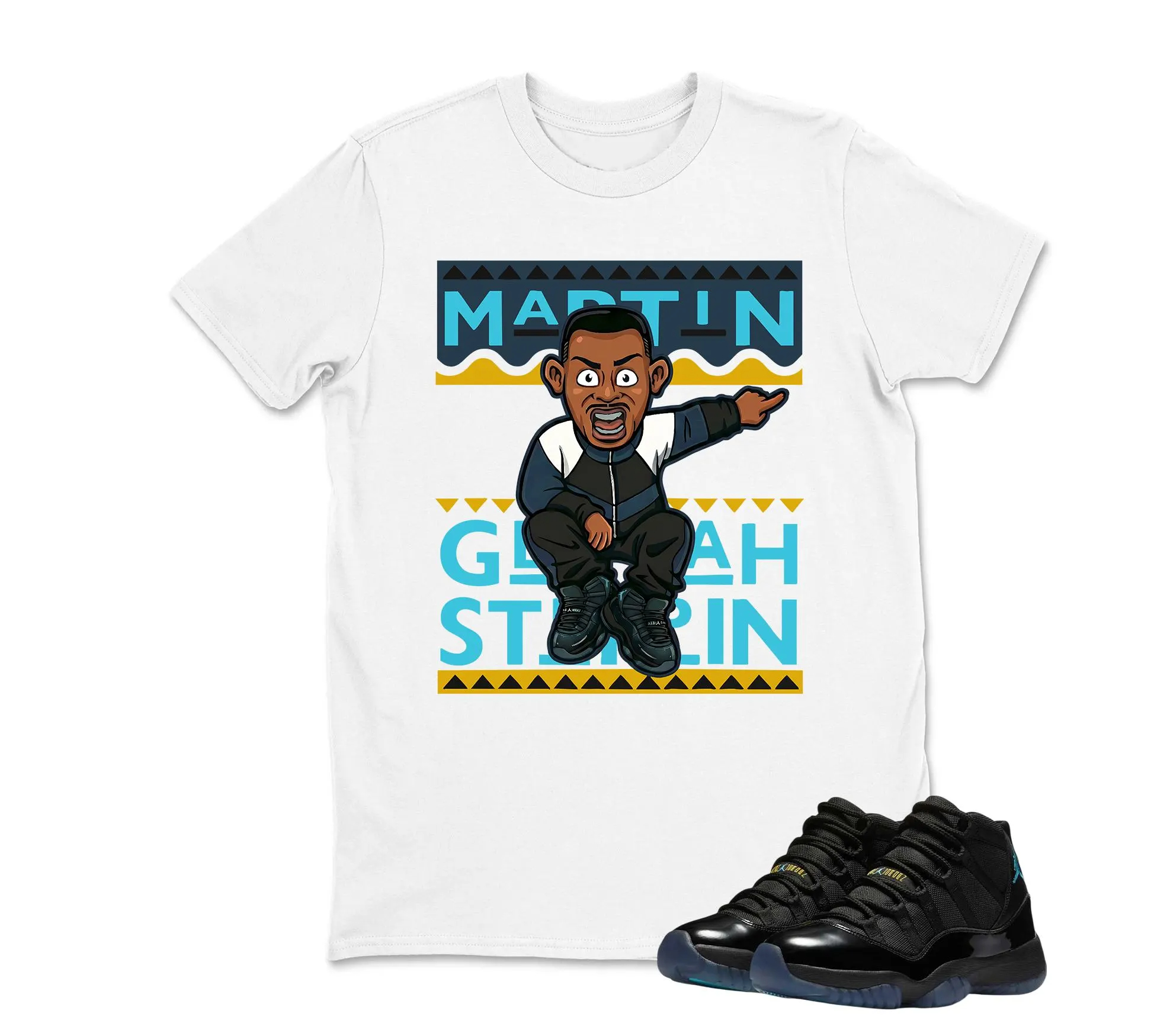 Jordan 11 Gamma Sneaker Match Martin Unisex Match Tees  