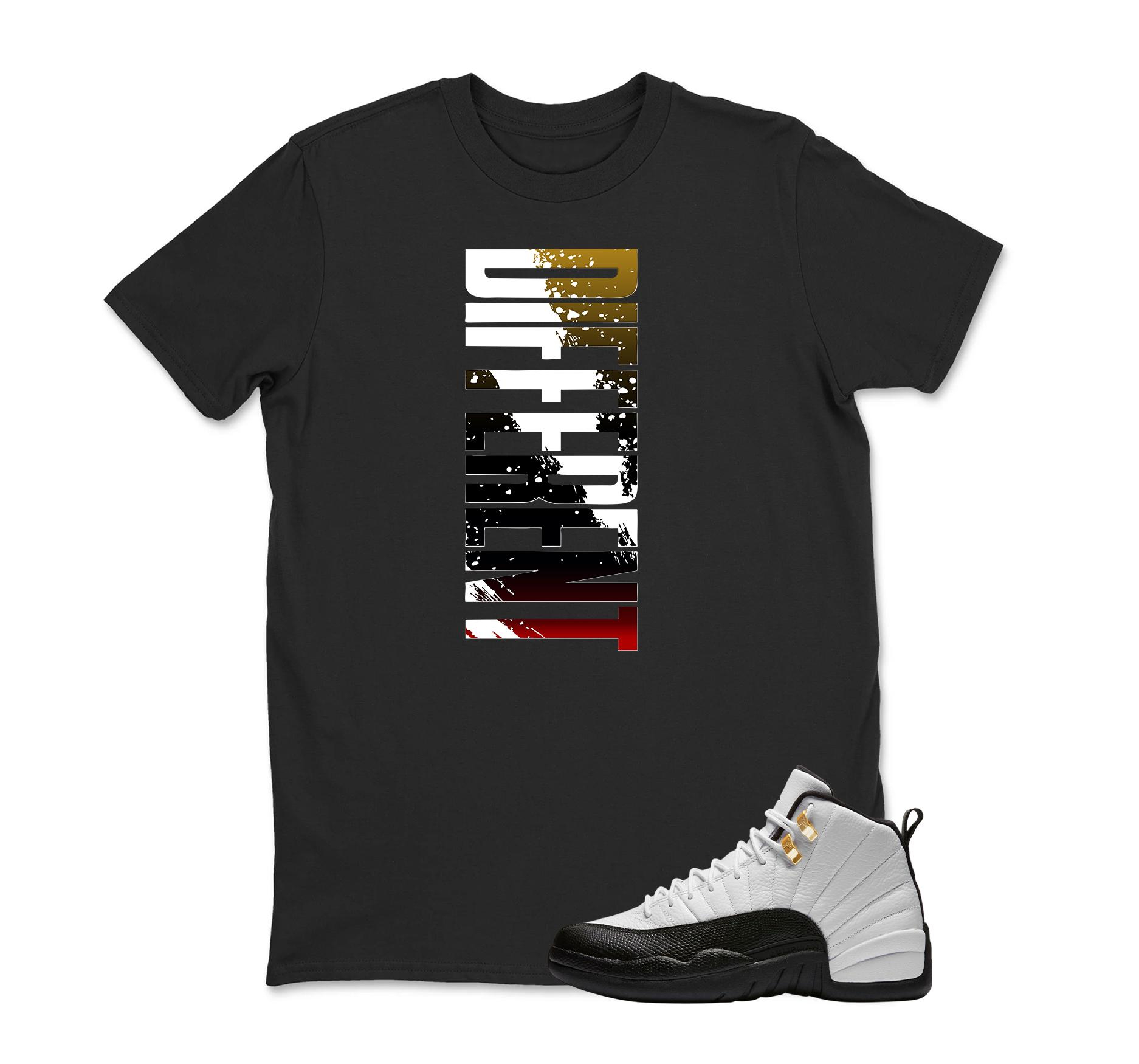 DIFFERENT Sneaker T Shirt Matching Jordan 12 Retro Taxi Sneaker