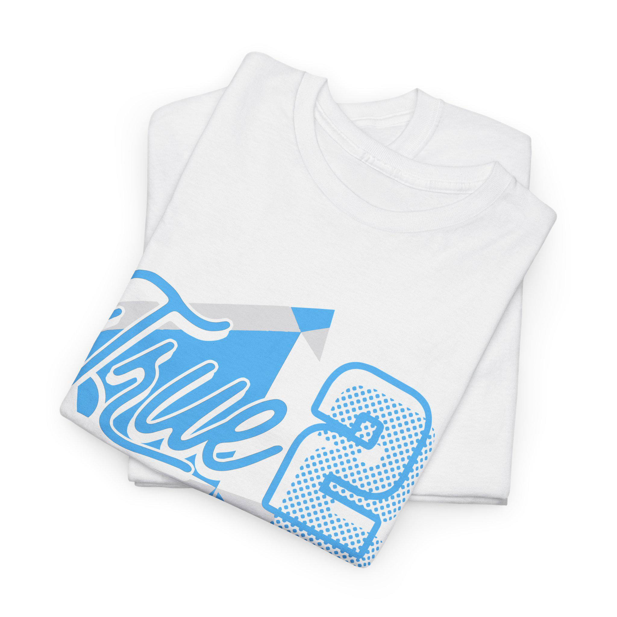 Stay True Jordan 12 Melo university Blue Sneaker Matching Tee Shirt Gold