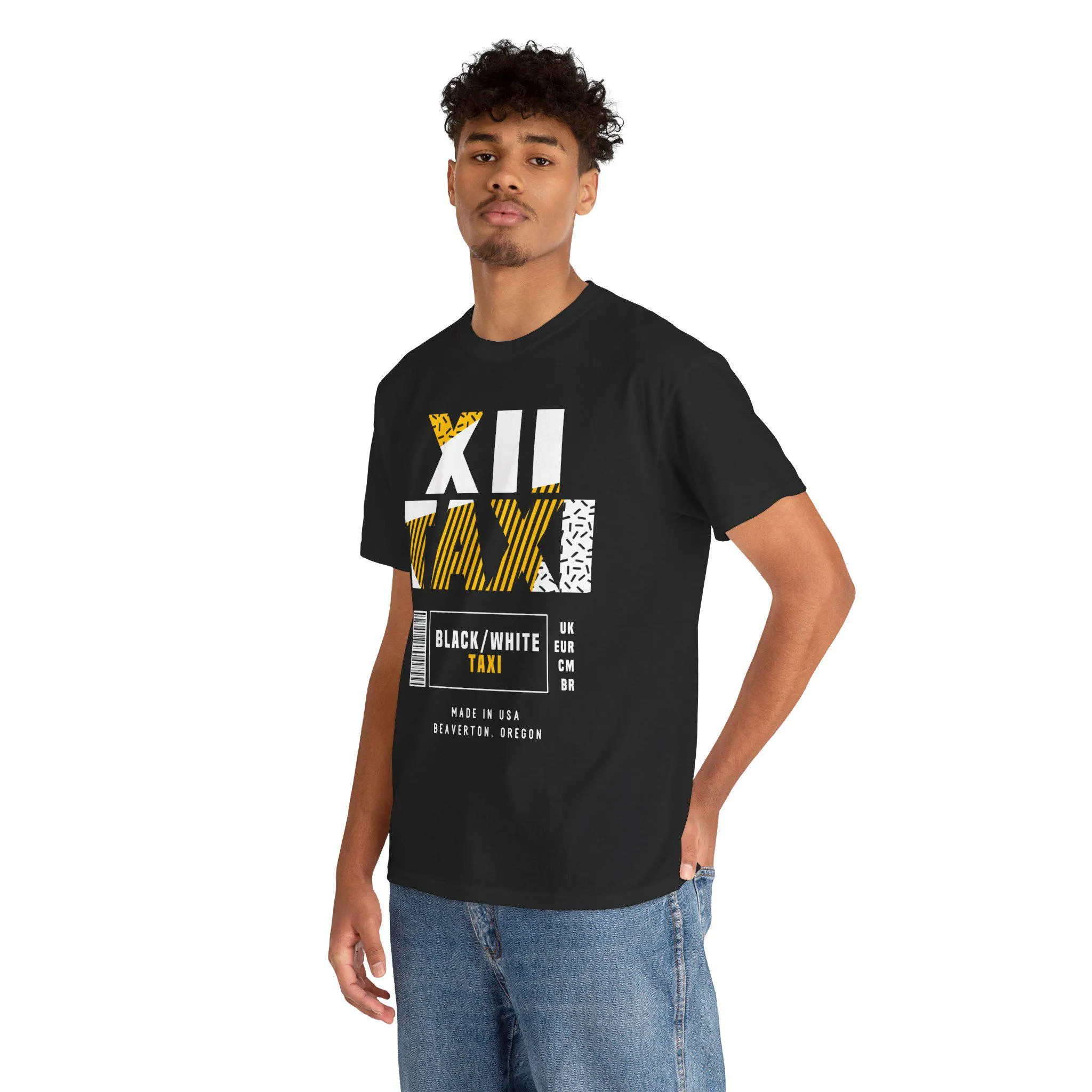 Taxi Label Sneaker T Shirt Matching Jordan 12 Retro Taxi Sneaker