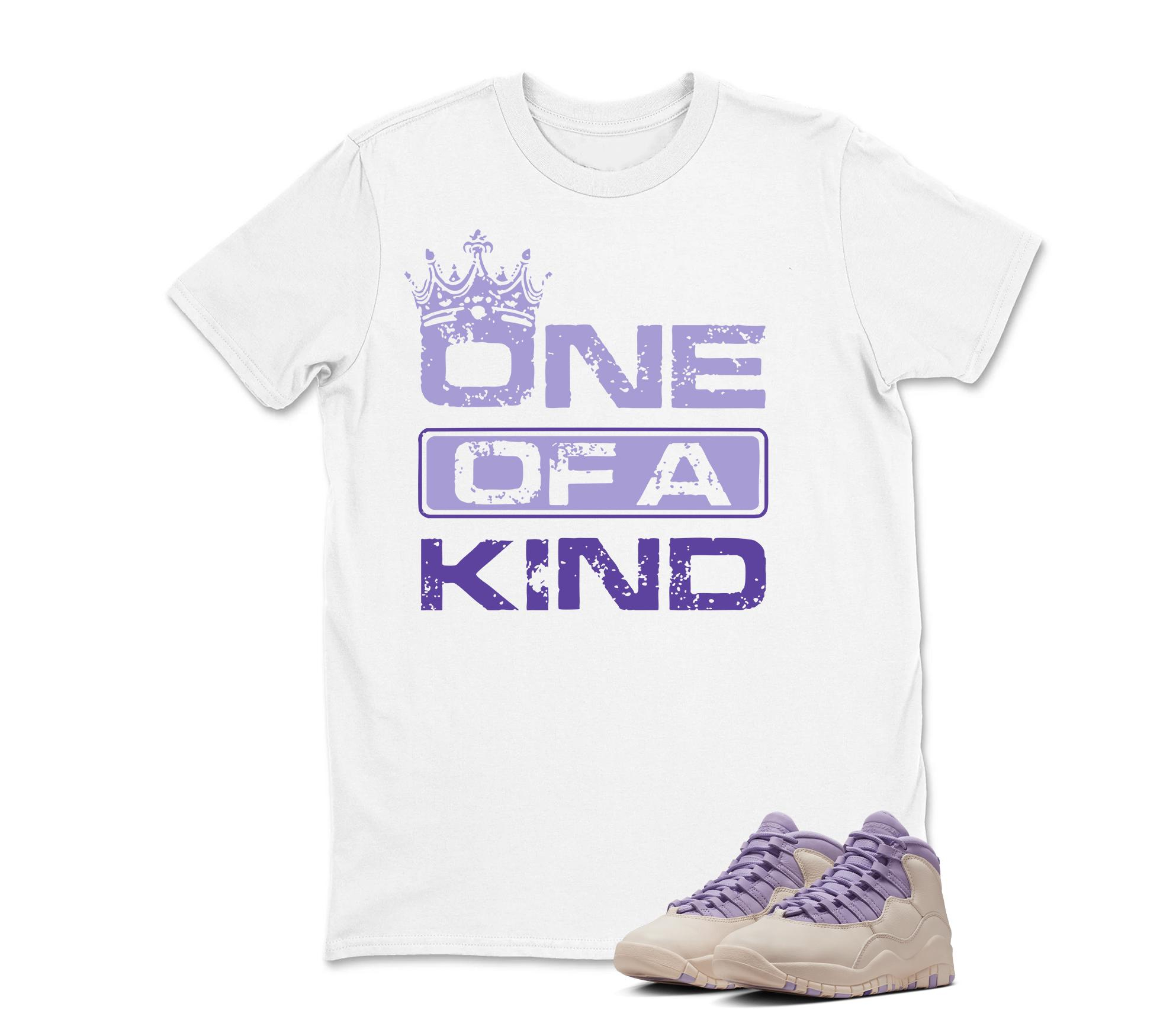 ONE OF A KIND Sneaker T Shirt Matching Air Jordan 10 Retro "Hydrangeas"