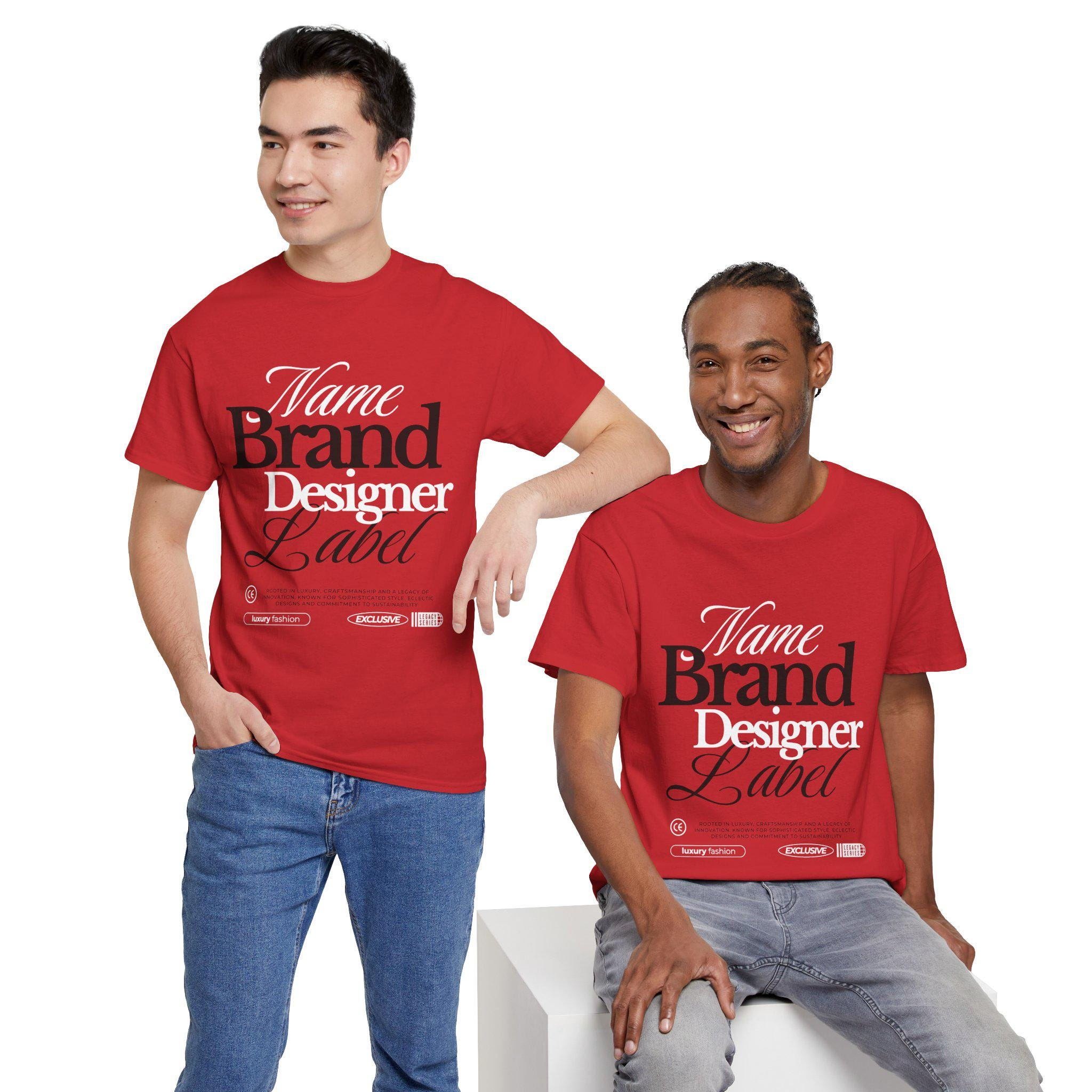 Designer Sneaker T Shirt Matching Jordan 13 OG Chicago Red/White