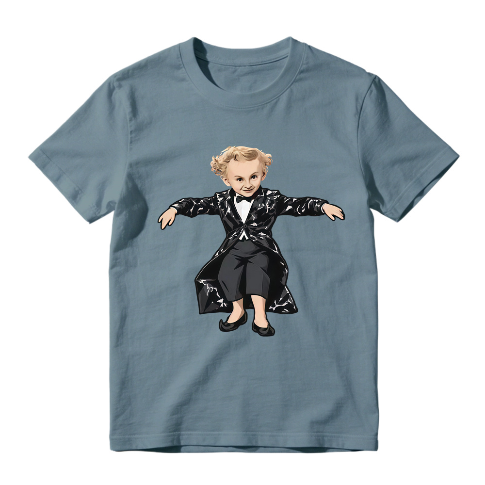 "Tip Toe" Funny Meme Graphic T-Shirt, Retro Cartoon Suit Tee