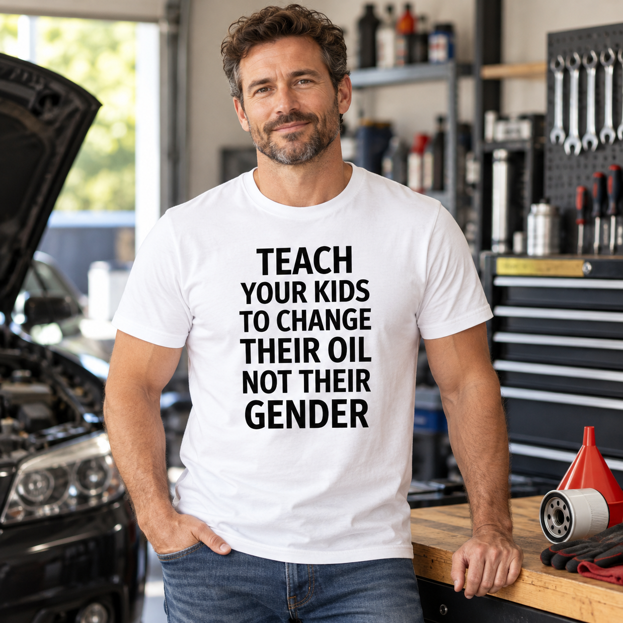 Men's Casual Printed T-Shirt - Automotive Humor, Auto Humor, Funny Quote