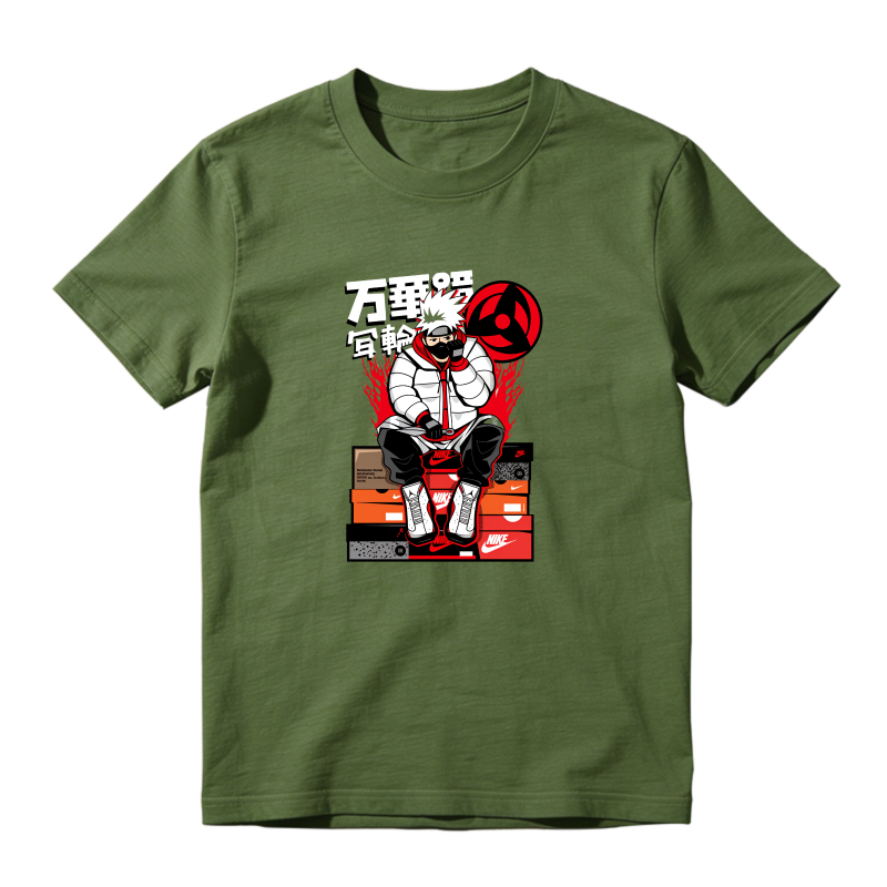 Manga Character Sitting On Boxes Sneaker T Shirt Matching Jordan 13 OG Chicago Red/White