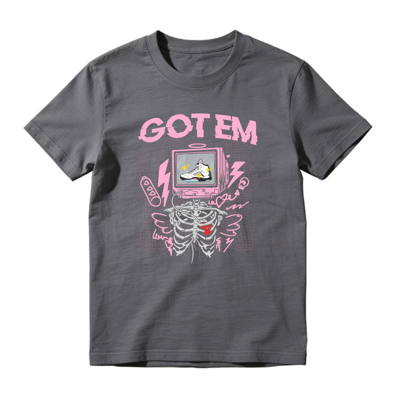 Got Em Sneaker Art Design Sneaker T Shirt Matching  Air Jordan 5 Retro OG AJ5 Medium Soft Pink