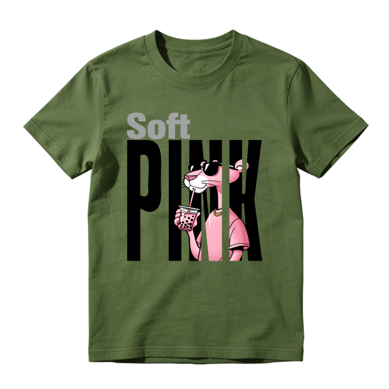 Soft Pink Panther Print Sneaker T Shirt Matching  Air Jordan 5 Retro OG AJ5 Medium Soft Pink