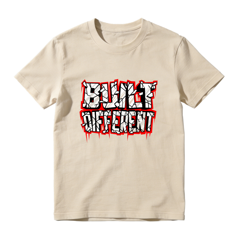 Blue T-Shirt With Bold Text Design Sneaker T Shirt Matching Jordan 13 OG Chicago Red/White