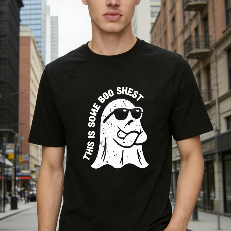 Funny Ghost Wearing Sunglasses This Is Some Boo Shest Unisex Classic T-shirt