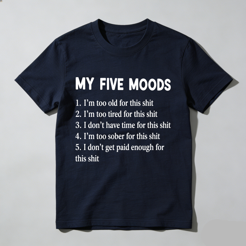 Dorawear™My Five Moods Geek T-Shirt