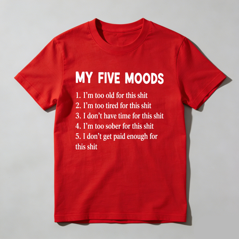 Dorawear™My Five Moods Geek T-Shirt
